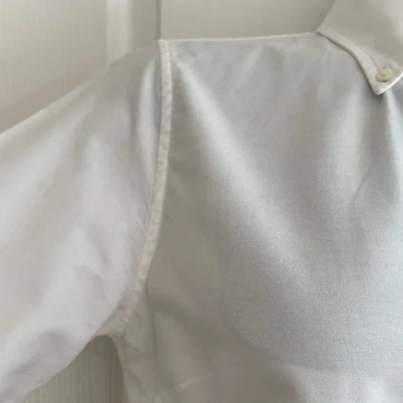 Lands End classic cotton white shirt - Picture 9 of 9
